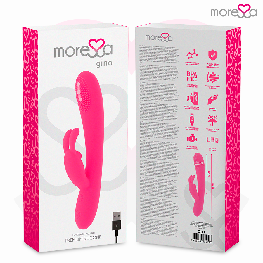 MORESSA - GINO PREMIUM DE SILICONA RECARGABLE