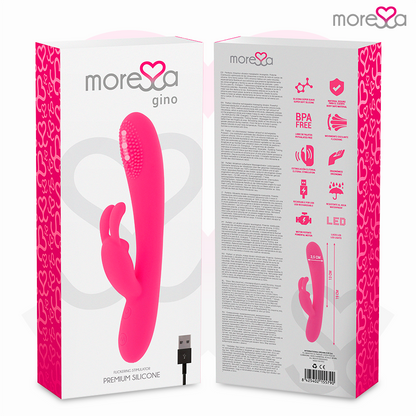 MORESSA - GINO PREMIUM DE SILICONA RECARGABLE