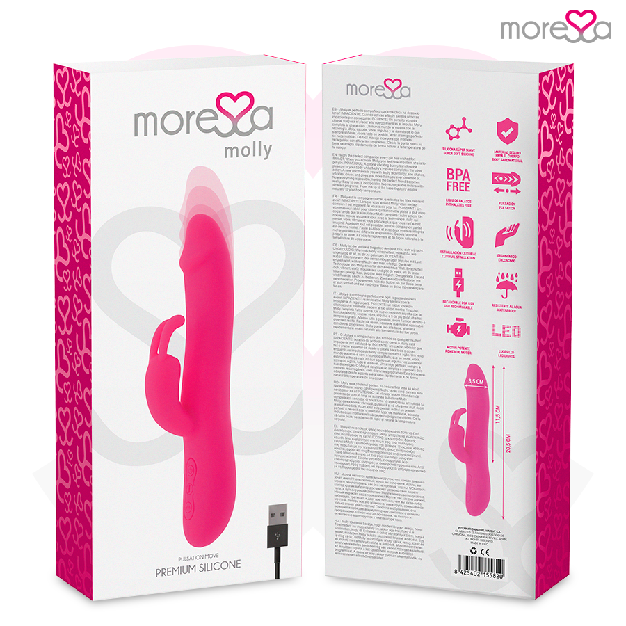MORESSA - MOLLY SILICONA PREMIUM RECARGABLE