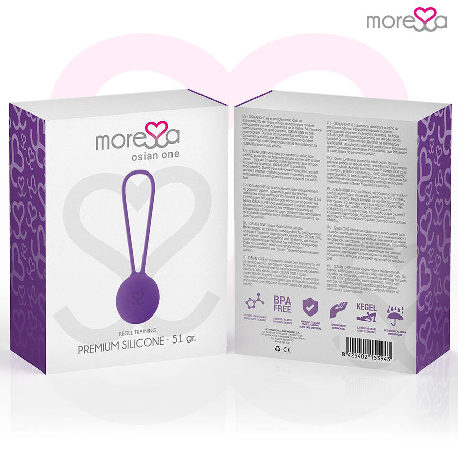 MORESSA - OSIAN ONE SILICONE LILAS DE QUALITÉ SUPÉRIEURE