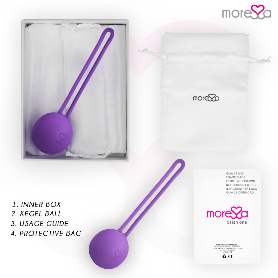 MORESSA - OSIAN ONE SILICONE LILAS DE QUALITÉ SUPÉRIEURE