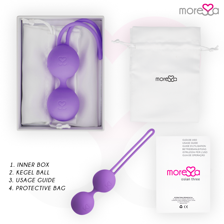 MORESSA - OSIAN THREE PREMIUM LILAC SILICONE