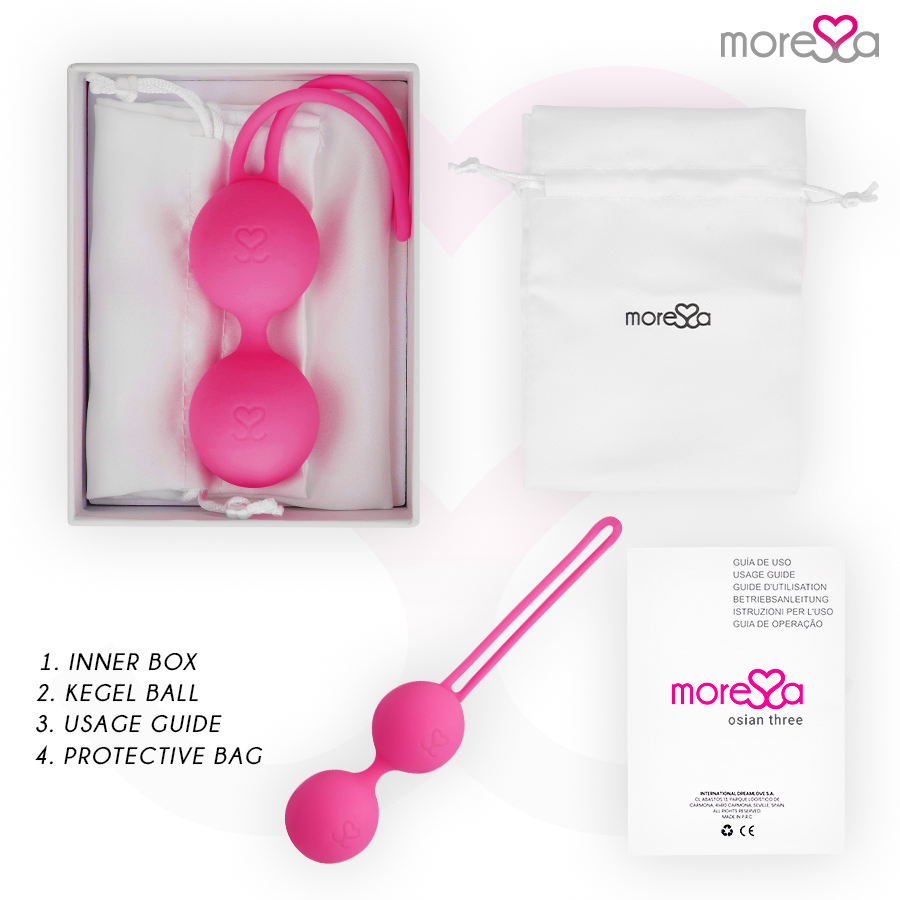 MORESSA - OSIAN THREE PREMIUM SILICONE PINK