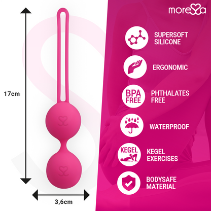 MORESSA - OSIAN THREE PREMIUM SILICONE PINK