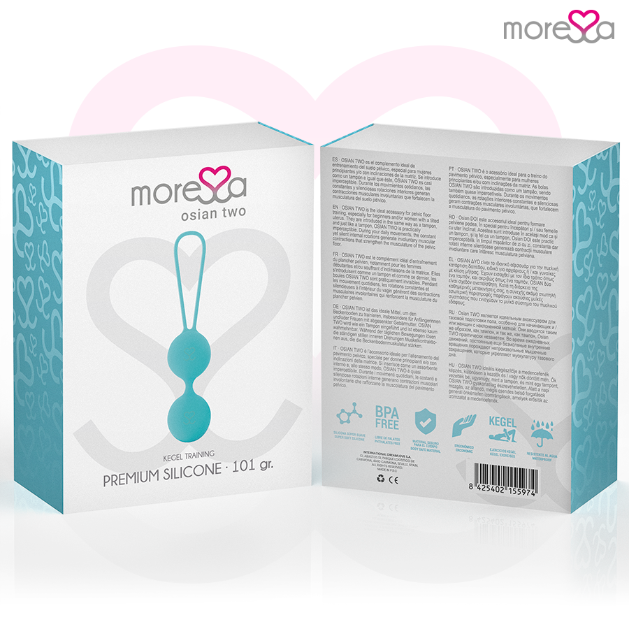 MORESSA - OSIAN TWO PREMIUM TURQUOISE SILICONE