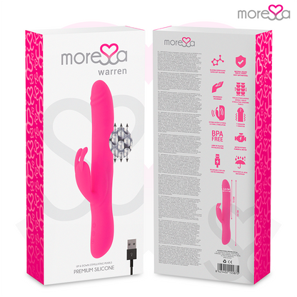 MORESSA - WARREN PREMIUM RECHARGEABLE EN SILICONE