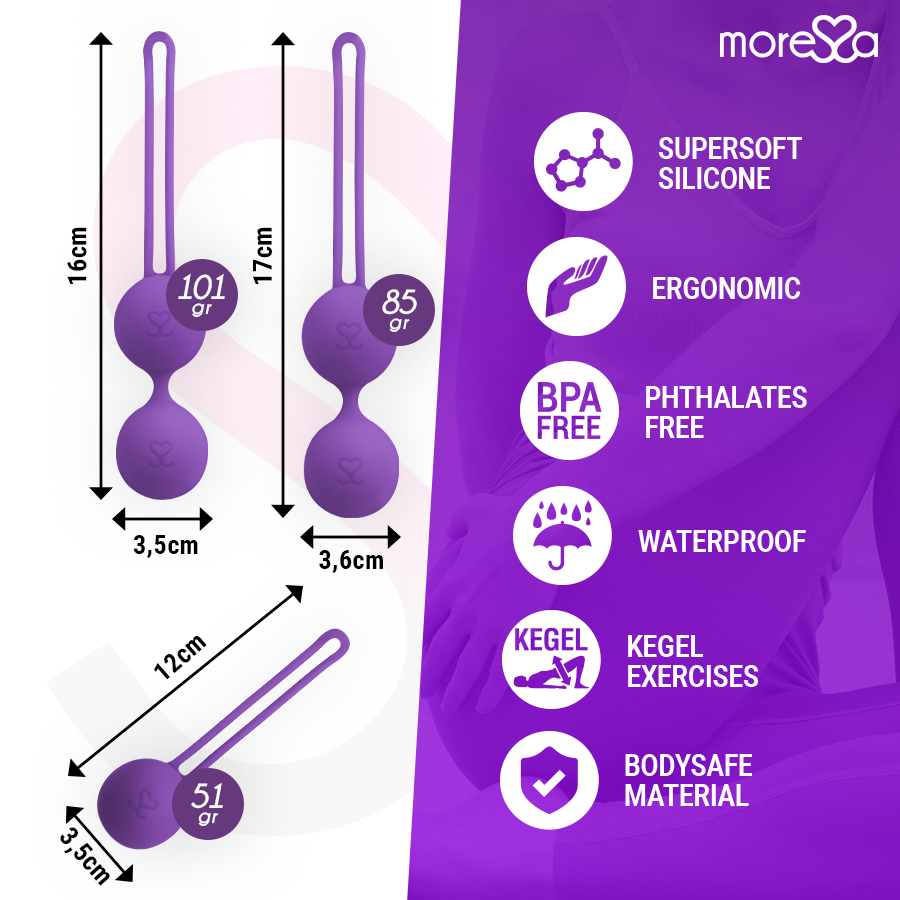 MORESSA - OSIAN SET PREMIUM LILAC SILICONE