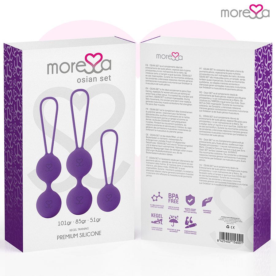 MORESSA - OSIAN SET PREMIUM LILAC SILICONE