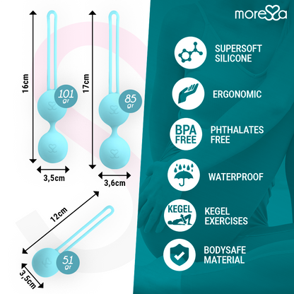 MORESSA - OSIAN SET PREMIUM TURQUOISE SILICONE