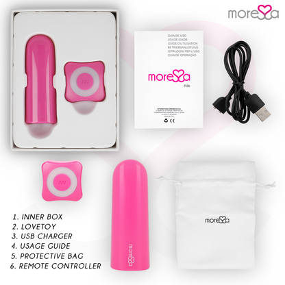 MORESSA - NIX VIBRATOR REMOTE CONTROL PINK