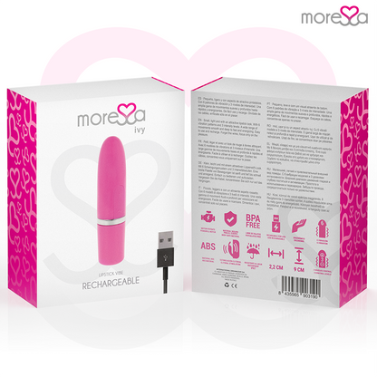 MORESSA - ESTIMULADOR VIBRADOR IVY ROSA DE VIAJE