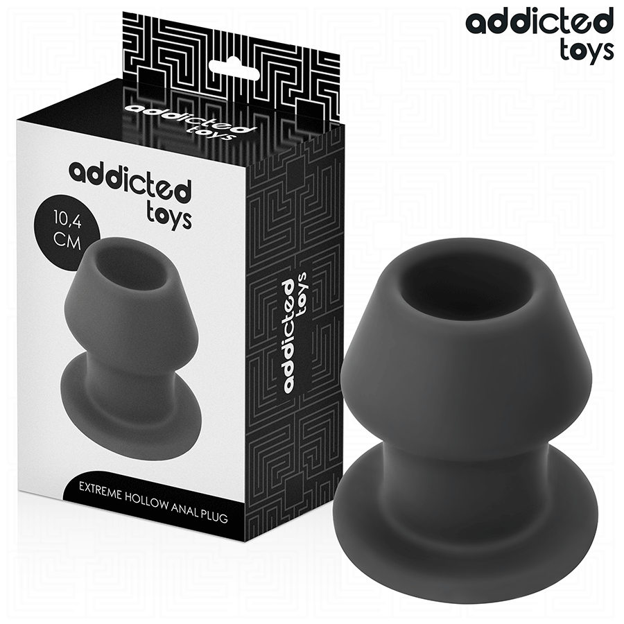 ADDICTED TOYS - PLUG ANAL CREUX EXTRÊME EN SILICONE TAILLE L 10,4 CM