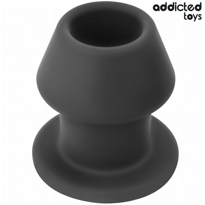 ADDICTED TOYS - TAPÓN ANAL HUECO EXTREMO DE SILICONA TAMAÑO S 7.5 CM