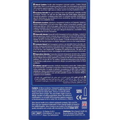 SKINS - NATURAL PREMIUM CONDOMS PACK 16