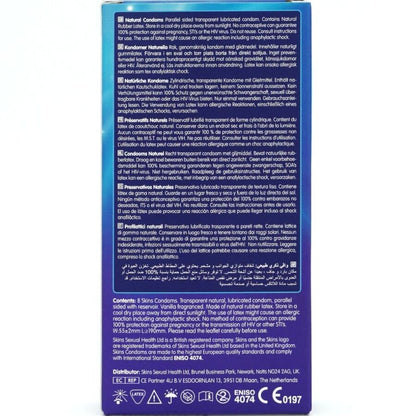 SKINS - NATURAL PREMIUM CONDOMS PACK 8