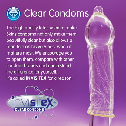 SKINS - EXTRA LARGE PREMIUM CONDOMS PACK 8