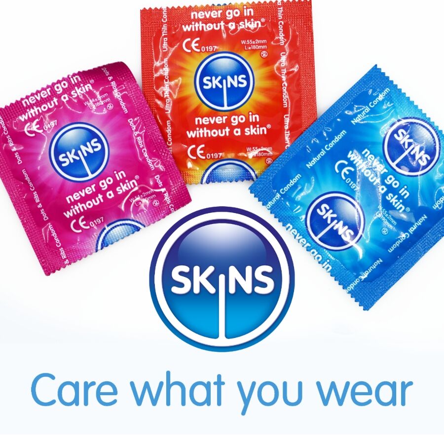 SKINS - ASSORTED PREMIUM CONDOMS PACK 8