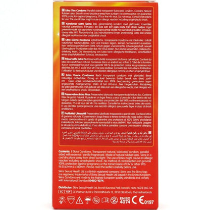 SKINS - ULTRA THIN PREMIUM CONDOMS PACK 8