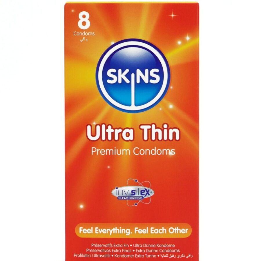 SKINS - ULTRA THIN PREMIUM CONDOMS PACK 8