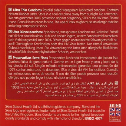 SKINS - ULTRA THIN PREMIUM CONDOMS PACK 4
