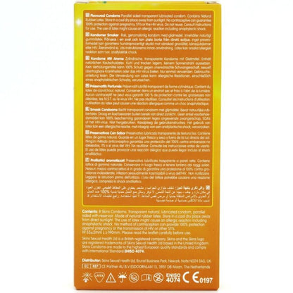 SKINS - BANANA PREMIUM CONDOMS PACK 8