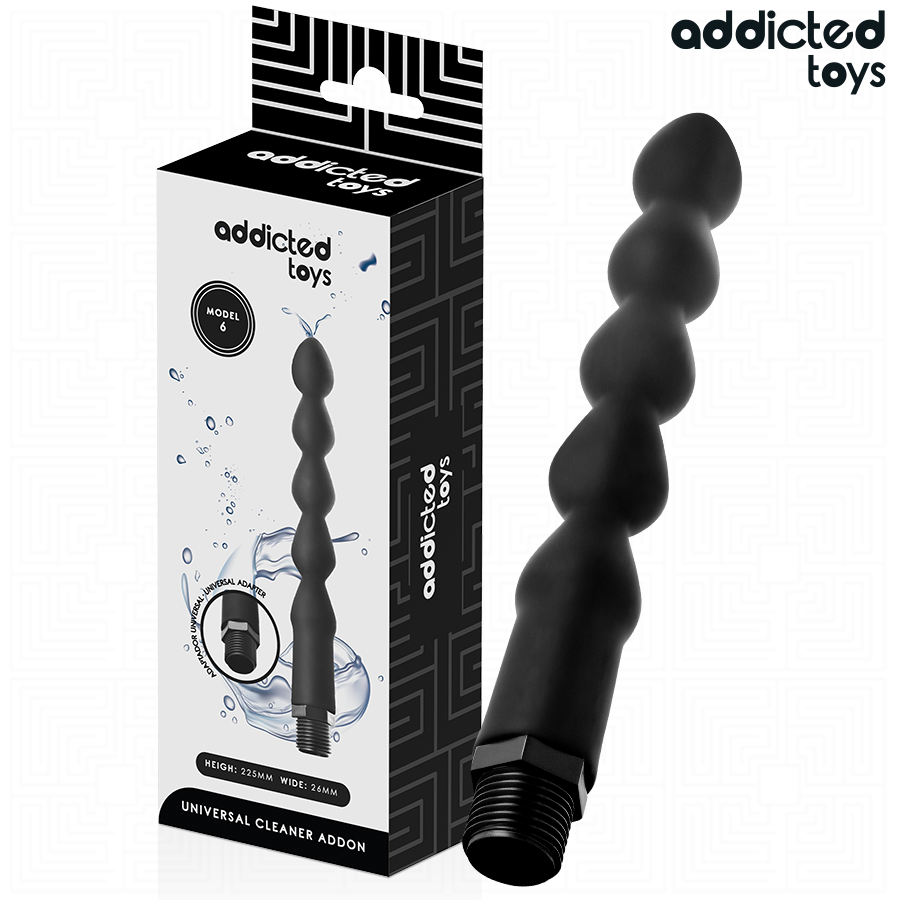ADDICTED TOYS - ANAL CLEANER WITH UNIVERSAL ADAPTER MODEL 6