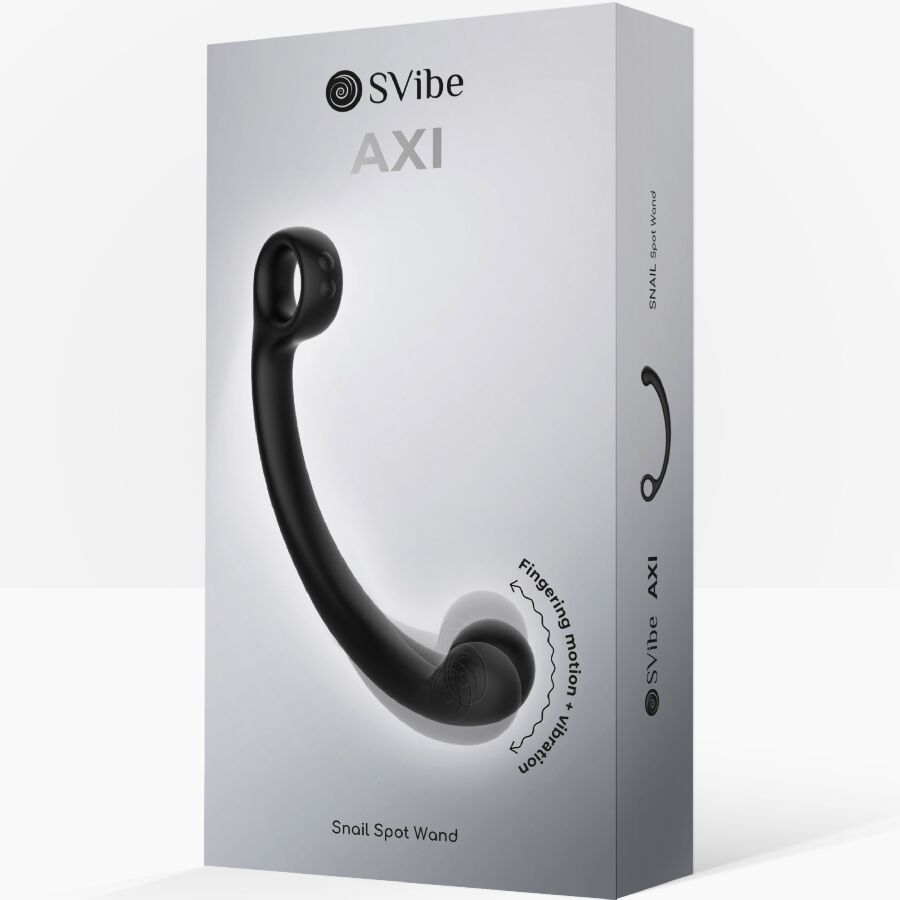 SNAIL VIBE - AXI VIBRATING MASSAGE WAND BLACK
