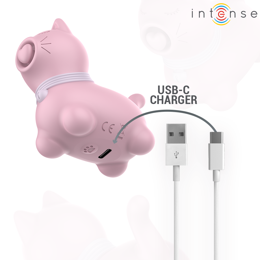 INTENSE - STIMULATEUR LINGUAL EFFET PULSATION ROSE MARIE
