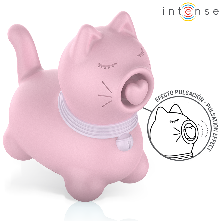 INTENSE - STIMULATEUR LINGUAL EFFET PULSATION ROSE MARIE