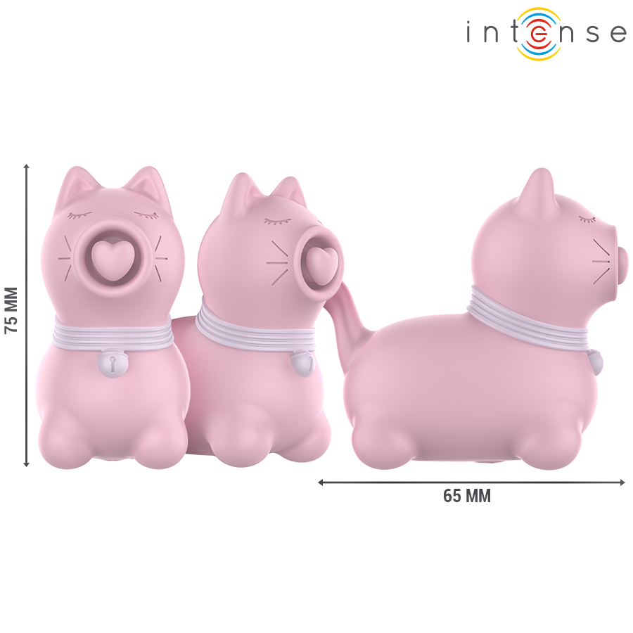 INTENSE - STIMULATEUR LINGUAL EFFET PULSATION ROSE MARIE