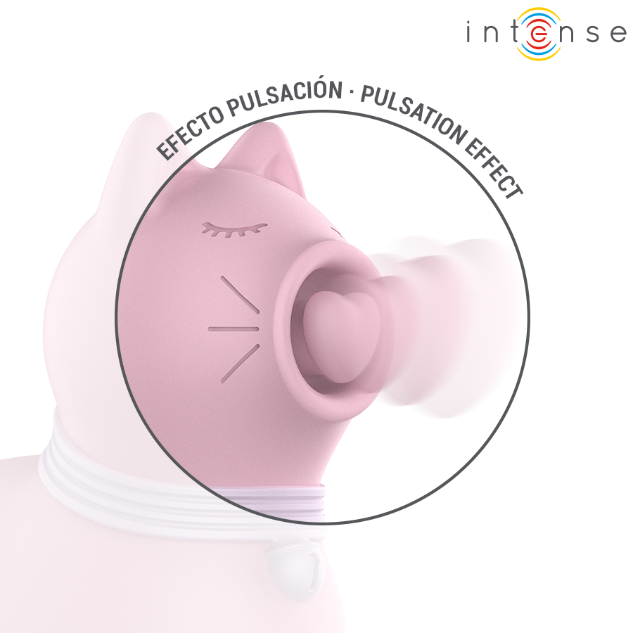 INTENSE - STIMULATEUR LINGUAL EFFET PULSATION ROSE MARIE