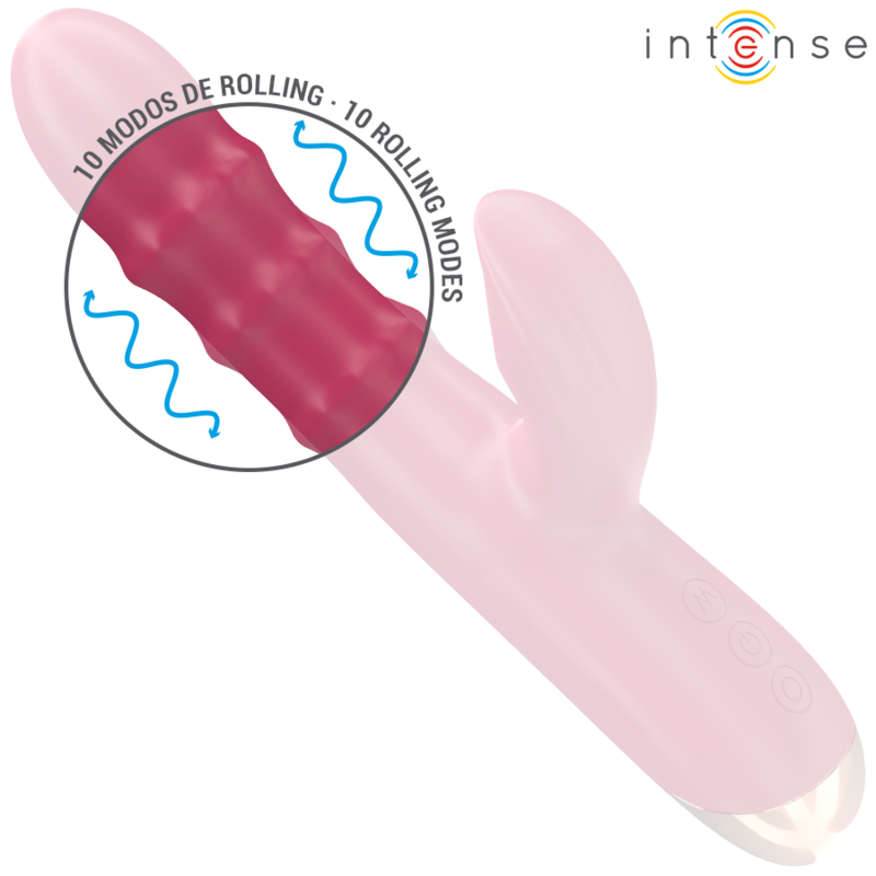 INTENSE - VIBREUR MULTIFONCTIONS CHLOE 3 EN 1 ROUGE
