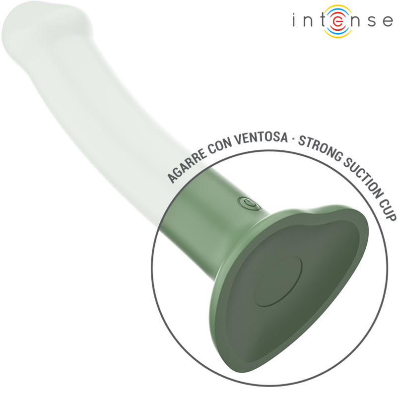 INTENSE - VIBRADOR BECCA CON VENTOSA 10 VIBRACIONES MANDO A DISTANCIA VERDE