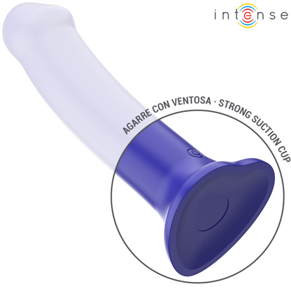 INTENSE - VIBREUR VENTOUSE VICTORIA 10 VIBRATIONS BLEU FONCÉ TÉLÉCOMMANDE