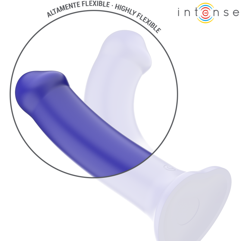 INTENSE - VIBREUR VENTOUSE VICTORIA 10 VIBRATIONS BLEU FONCÉ TÉLÉCOMMANDE