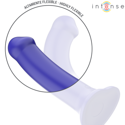 INTENSE - VIBREUR VENTOUSE VICTORIA 10 VIBRATIONS BLEU FONCÉ TÉLÉCOMMANDE