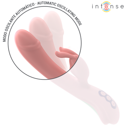INTENSE - VIBREUR RACHEL RABBIT 5 VIBRATIONS ROSE