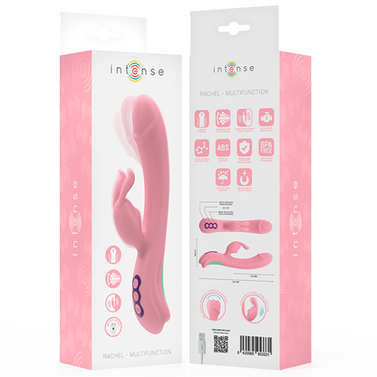 INTENSE - VIBREUR RACHEL RABBIT 5 VIBRATIONS ROSE