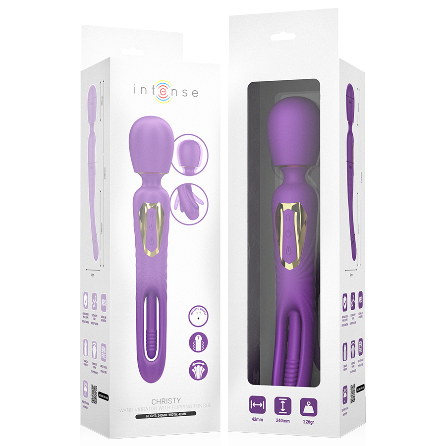 INTENSE - BAGUETTE VIBRANTE CHRISTY AVEC LANGUE PIVOTANTE