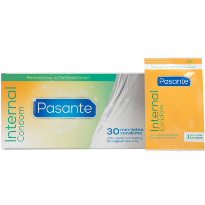 PASANTE - INTERNAL FEMALE CONDOMS BOX 30 UNITS