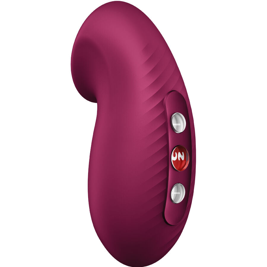 FUN FACTORY - VIBRADOR DE PULSACIONES DE AIRE DESIRE ROJO VINO