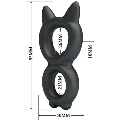 CRAZY BULL - TORAN DOUBLE SILICONE RING MODEL 20