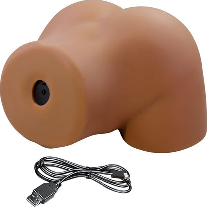 CRAZY BULL - GERIANN REALISTIC FEMALE BUTT VIBRATOR AND SUCKER WITH SOUND 5.5 KG