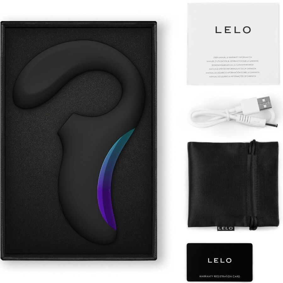LELO - MASSEUR TRIPLE VIBRATION ENIGMA WAVE NOIR