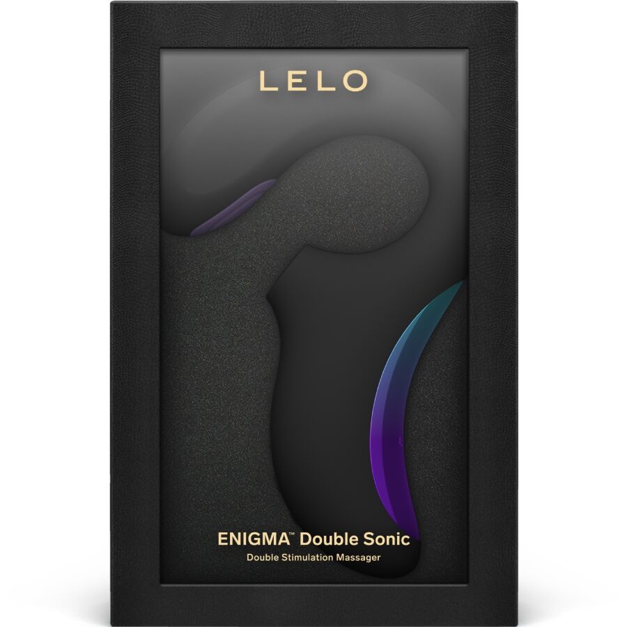 LELO - ENIGMA DOUBLE SONIC VIBRATOR POINT G BLACK