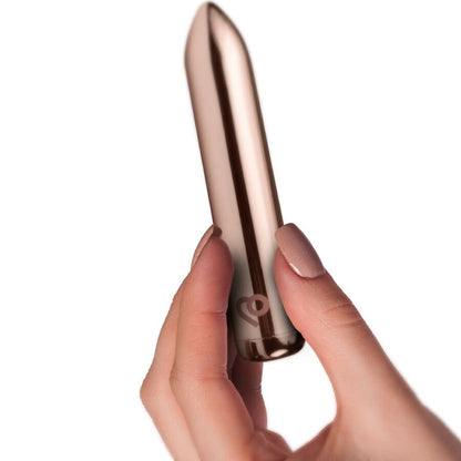 ROCKS-OFF - RECHARGEABLE VIBRATING BULLET GOLDEN ROSE