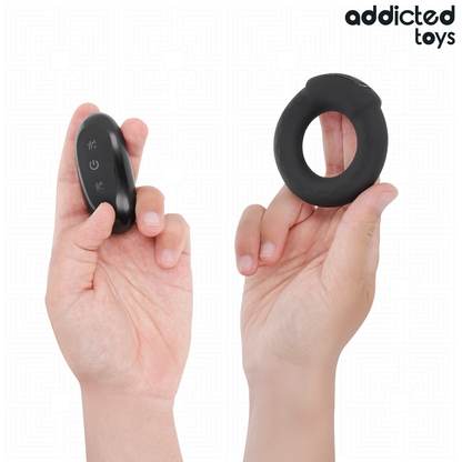 ADDICTED TOYS - HEATING EFFECT VIBRATING COCK RING REMOTE CONTROL