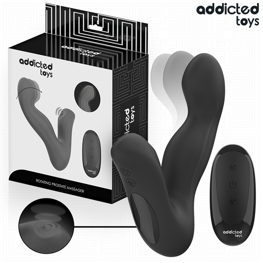 ADDICTED TOYS - ESTIMULADOR PROSTÁTICO OSCILANTE CON CONTROL REMOTO Y MODO DE PULSACIÓN