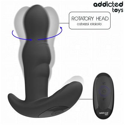 ADDICTED TOYS - ROTATING VIBRATING ANAL PLUG REMOTE CONTROL