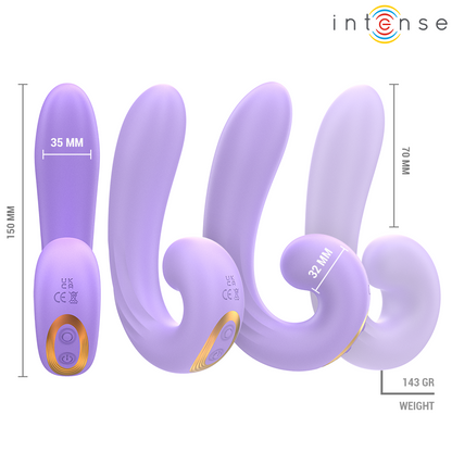 INTENSE - MERYL DOUBLE VIBRATION CLITORIS STIMULATOR